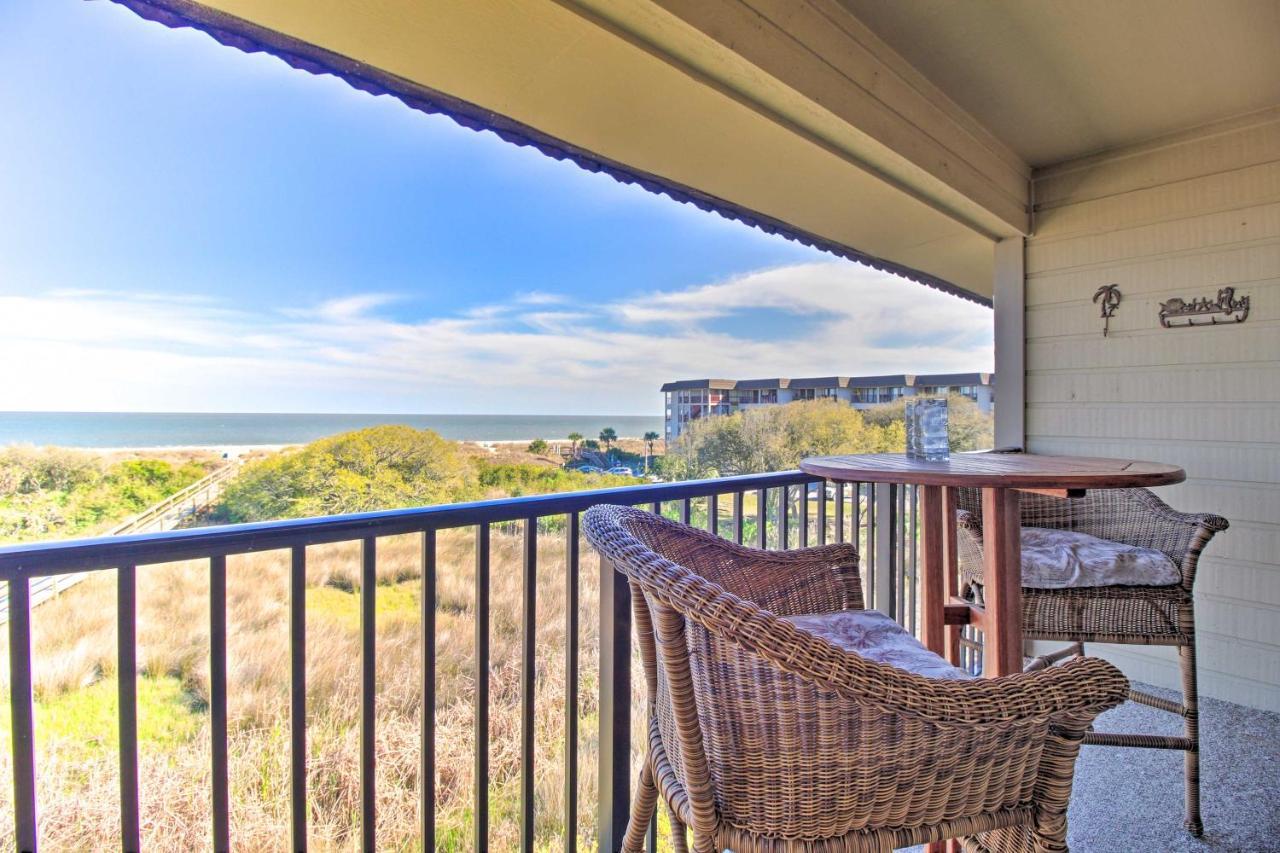 Oceanfront Condo With Beach View, Pool And Tennis! Hilton Head Island Exteriör bild